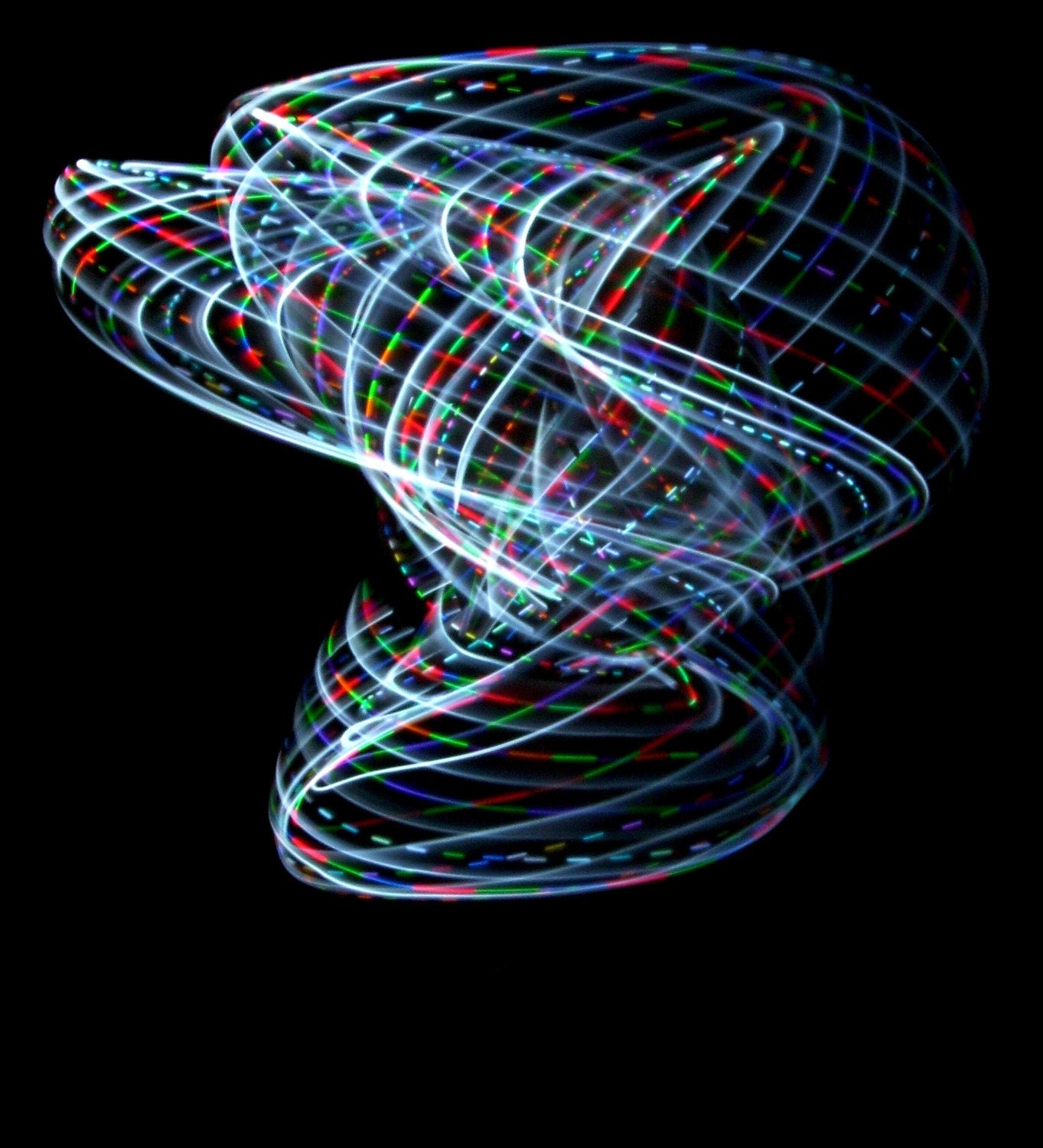 Rechargeable Ghost/Strobing LED Hula Hoop (2 Circuits, 27 LEDs)