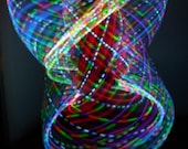 Rechargeable Chakra/Strobing LED Hula Hoop (2 Circuits, 35 LEDs)