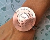 OOOHH...COPPER LOVE...Handstamped Bracelet