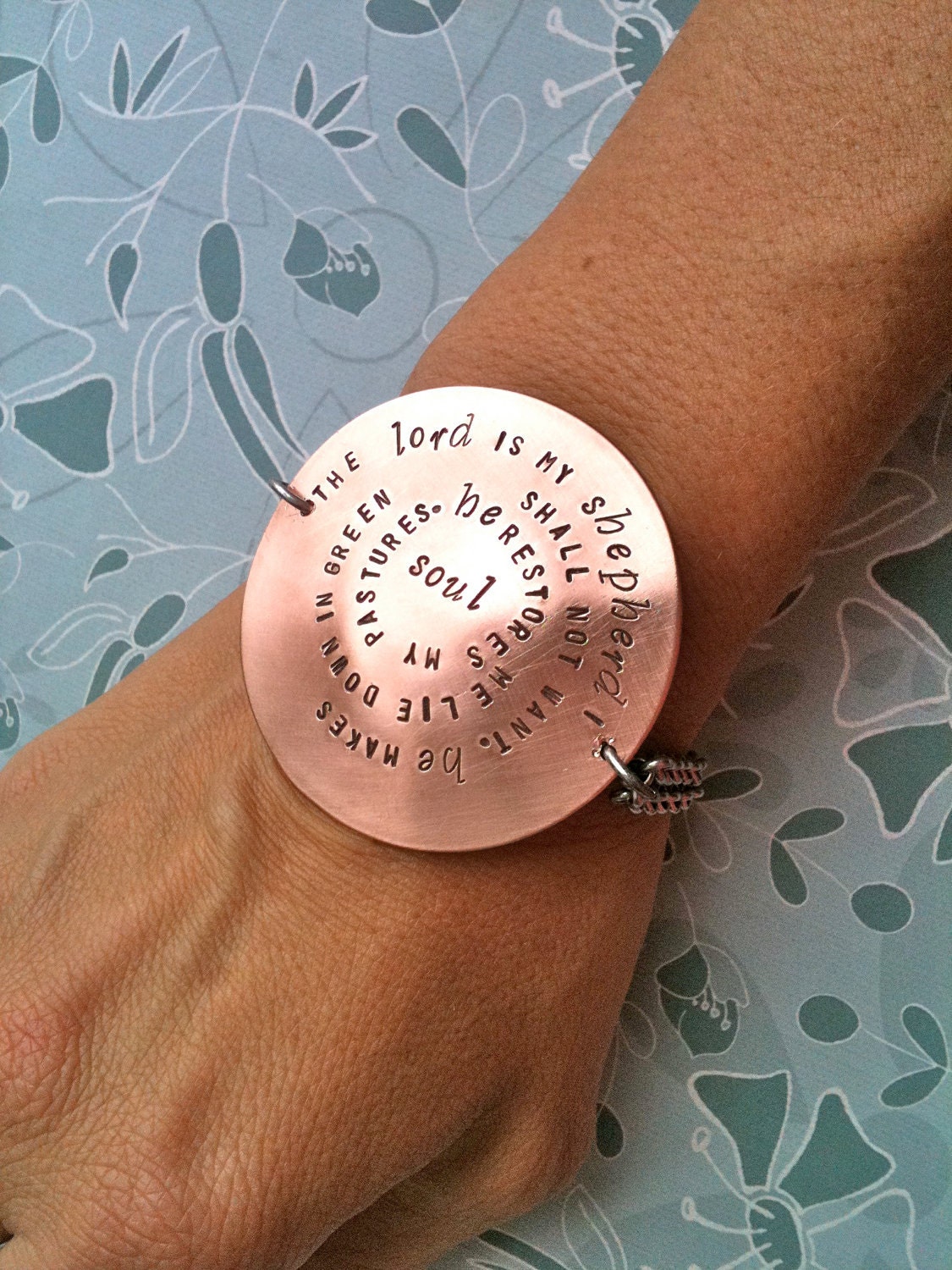OOOHH...COPPER LOVE...Handstamped Bracelet