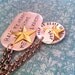 Wear It Proud-Half My Heart Is At Home...Hand Stamped Dog Tag Necklace-Men's Version