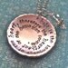 NEW-For the LOVE of HULA...Hand Stamped Necklace