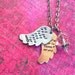 NEW-Wings Of Love...Hand Stamped Rememberance Necklace