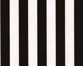 Oilcloth By The Yard Stripe Black