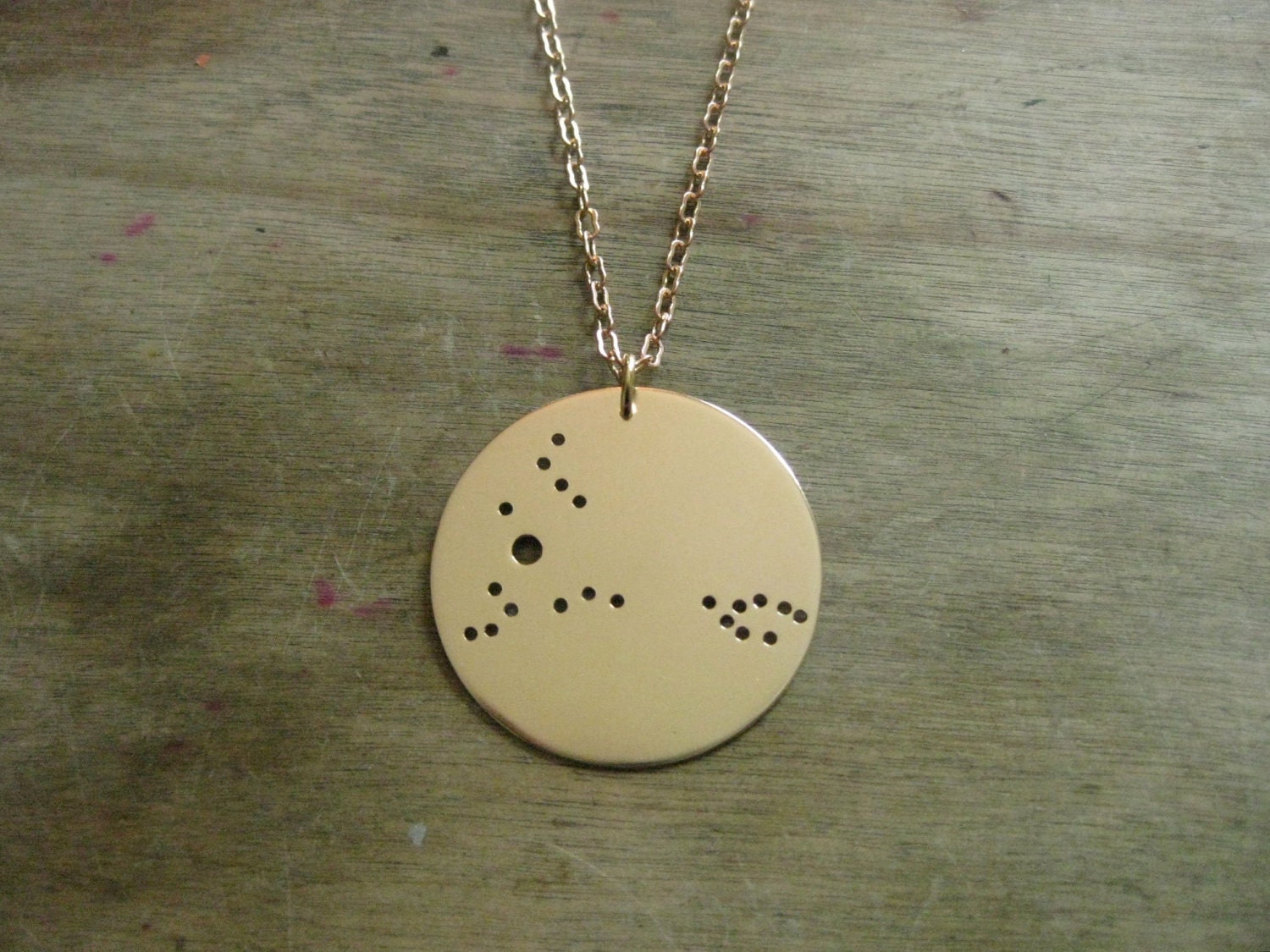 Pisces Constellation Pendant Necklace