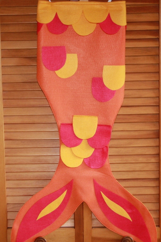 Mermaid costume - mermaid tail & crown for toddlers and girls