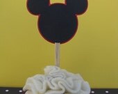Mickey Cupcake Toppers - Set of 6