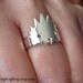 925 Adjustable cute animal ring, Hedgehog ring in solid sterling silver ring jewelry, (Matte or Shine)