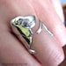 925. Basset hound dog - Sterling Silver ring jewelry Adjustable 012013