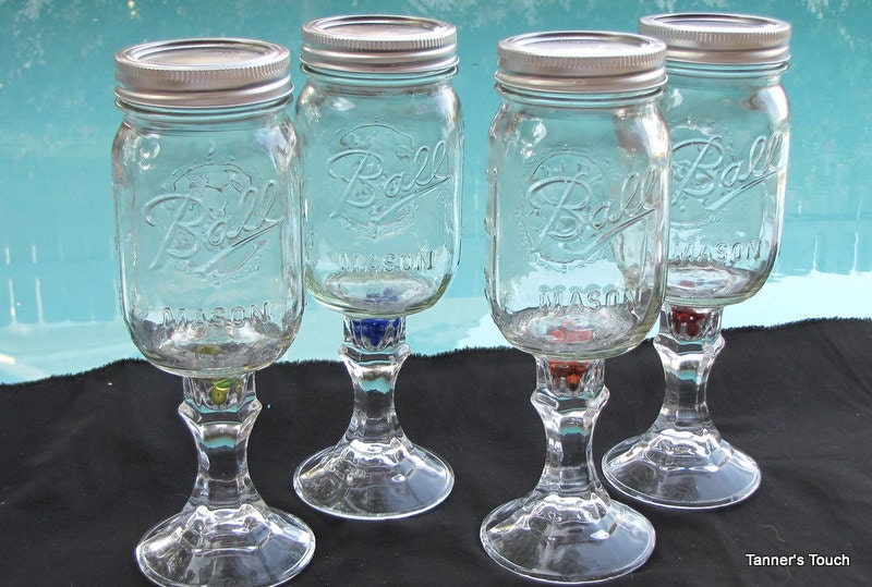 4 Redneck Wine Glasses: Redneck Wine Glass