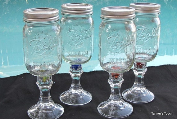 4 Redneck Wine Glasses: Redneck Wine Glass