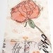 peony print art giclee pink coral flower wedding gift