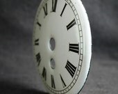 Beautiful large enamel clockface.