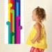 Rainbow Height Chart for the modern kid by Erupt Prints