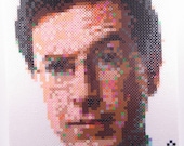 Perler Portrait - Stephen Colbert