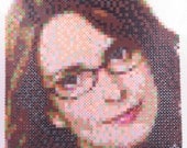 Perler Portrait - Tina Fey