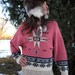 Vintage 80's Navajo Inspired Pink Sweater