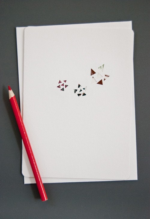 SALE: star bursts - pack of 3 greeting cards
