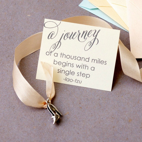 Bridesmaid Luncheon Cake Pull - Silver Charm - High Heel