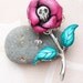 Dead Flowers Brooch 1- Pretty in Pink