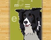 Border Collie Magnet - Einstein - Dog Magnet