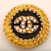 Elegant Vintage 1980s Chanel Rhinestone and Gold clip earrings