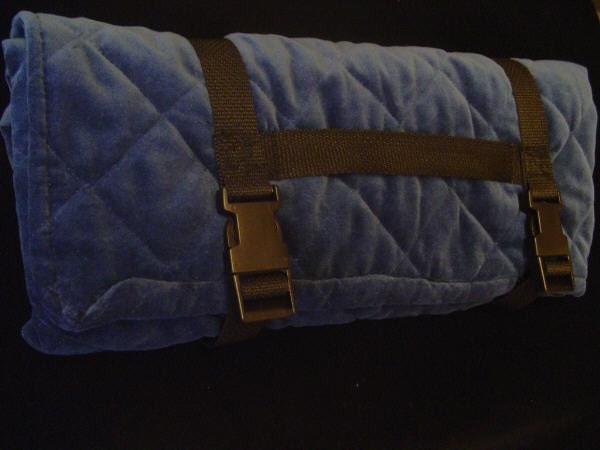 Quilted Roll-up Pennywhistle Bag - Fits 6 whistles, Recorders, or Fifes