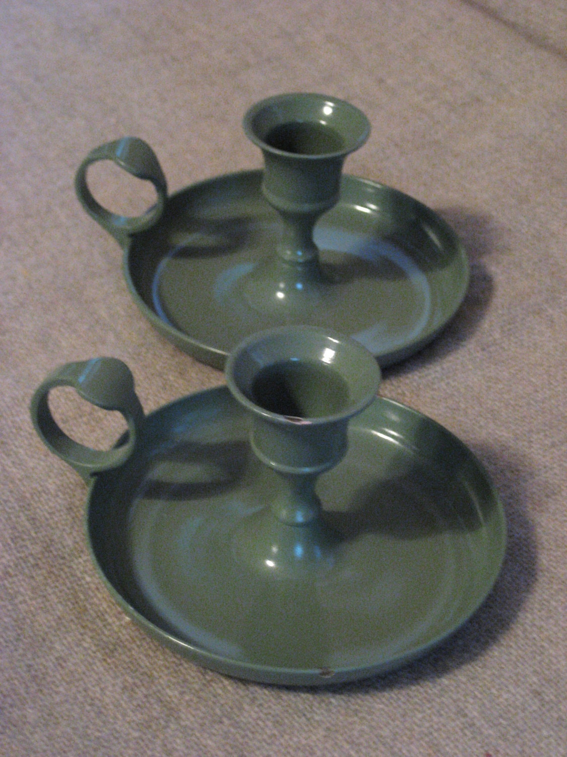 Sage Green Candle Holders