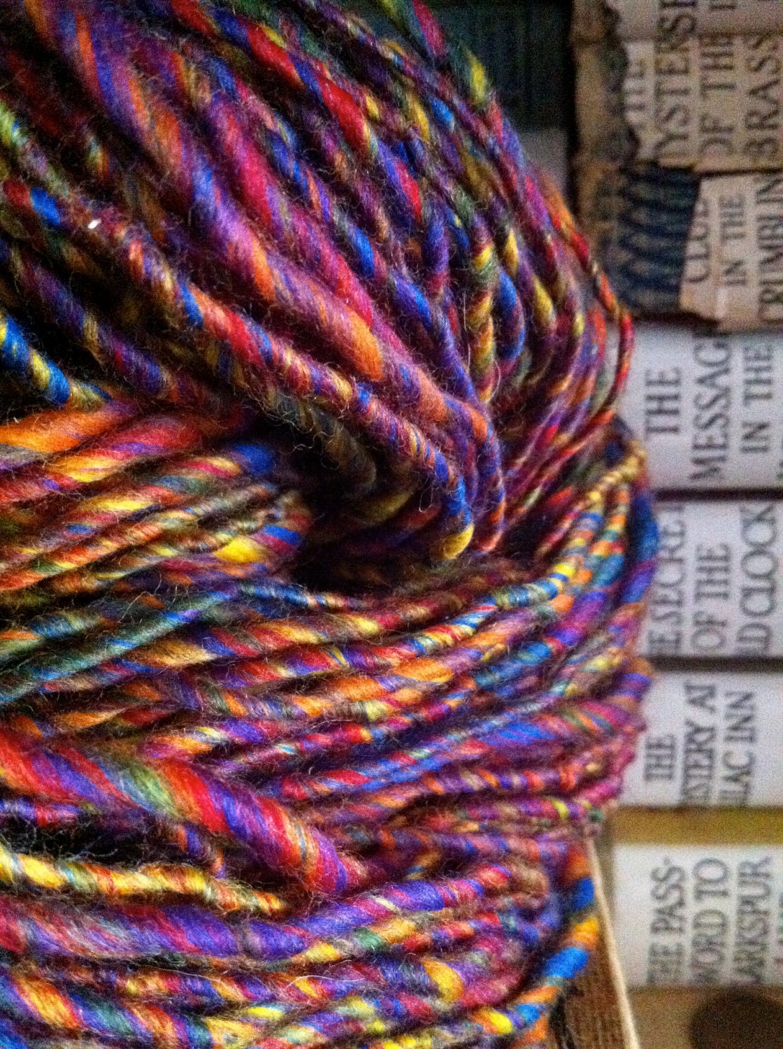 Autumn Rainbow Handspun Yarn