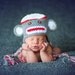 Download PDF crochet pattern - Sock Monkey hat and diaper cover - Photography Prop