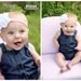 White Eyelet Lace Flower Hair Clip- Ruffles and Frills- Cute with Blue Jeans
