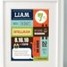 Custom Baby Birth Print 8 x10 - Blue/Orange/Green/Brown Birth Announcement Boys