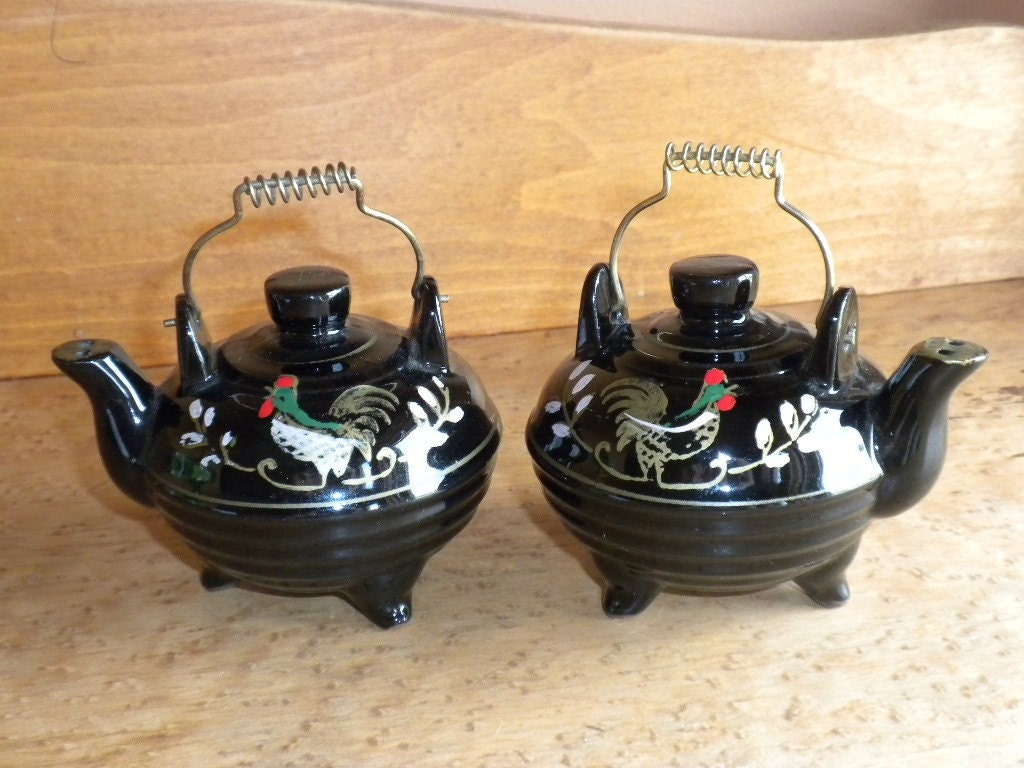 On Sale...Salt and Pepper Teapots