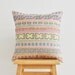 Pastels / cream Chiang Mai hand- stitched tribal cotton pillow cover