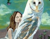 wisdom's companion, 5 x 7 art print