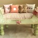 Green and Pink Dog Bed, Cat bed, Isabel Luxury Pet Lounger