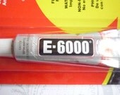 E-6000 Multi-Purpose Adhesive Glue Mini Size .5 Ounce Tube