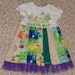 Upcycled Sz 3T Earth Day Toddler Dress