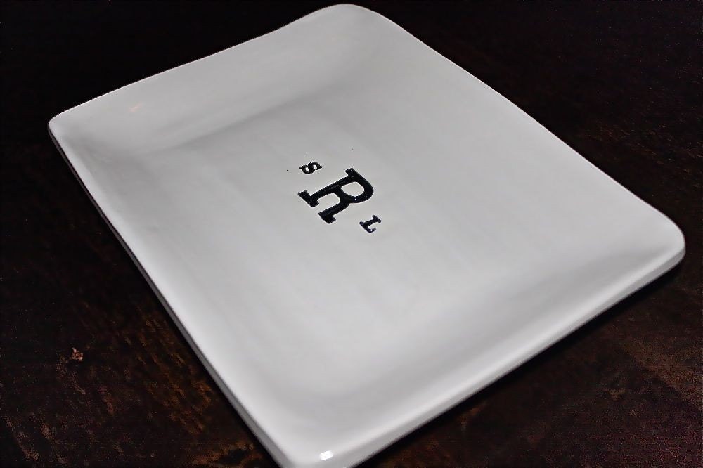Monogram catch all dish
