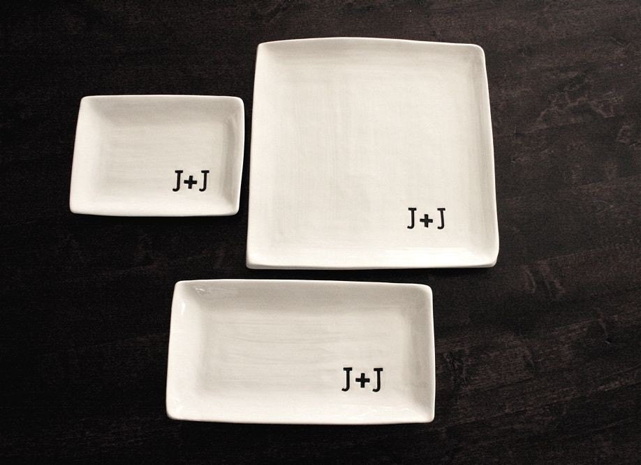 Set of 3 serving platters