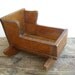 Antique Vintage wooden Baby Doll Cradle
