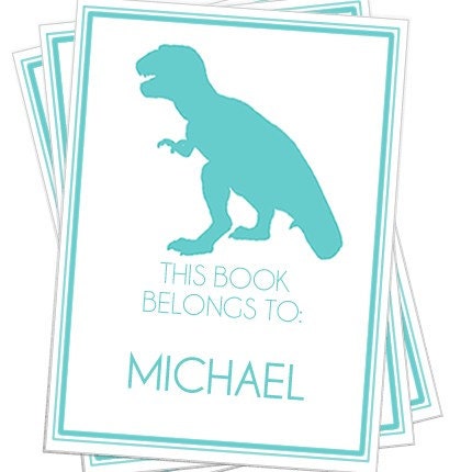 Simple Silhouette Bookplates Il_570xn