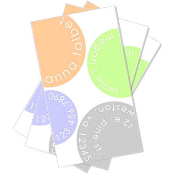 Mod Dot Calling Cards Il_570xn