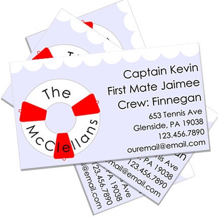 Captain and Crew Calling Cards Il_570xn