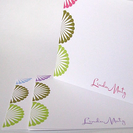 Mod Flower Stationery Set Il_570xn