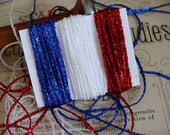 Bling Bling TINSEL STRING - Patriotic Bundle, 9 yards