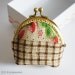 Coin Purse // strawberry // Beige // Mixed pattern