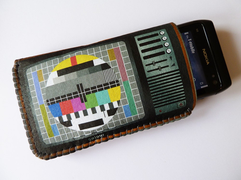 Samsung Galaxy S4 S3 Retro TV Case - Can be customised to fit any phone