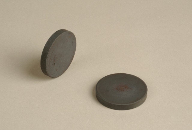12 pieces Ceramic Crafts Magnets (14mm - 3mm height)