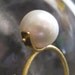 18 K GOLD RING WITH PEARL